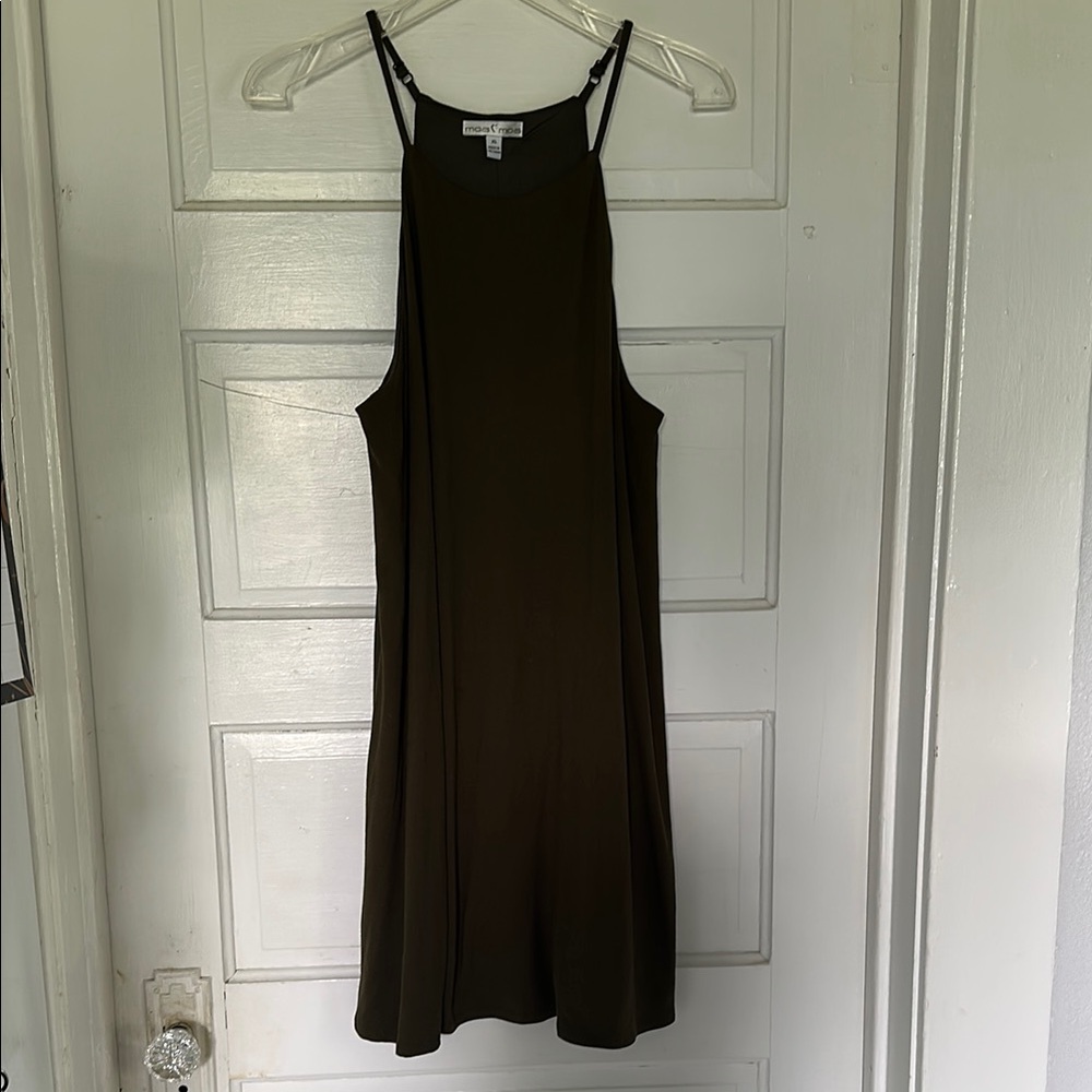 Moa Moa army green swing Dress